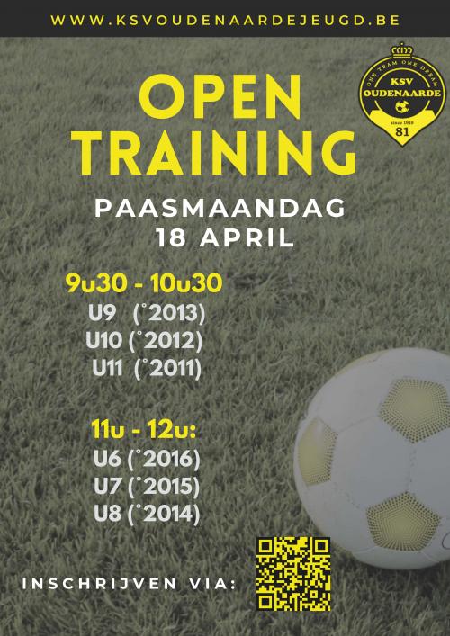 OPEN TRAINING 18/04/2022