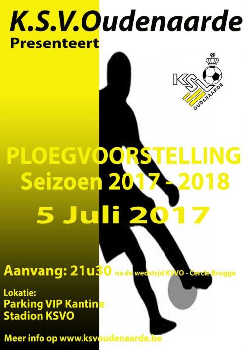 Ploegvoorstelling fanion-team KSV Oudenaarde