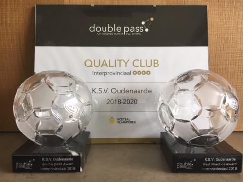 Double Pass Award en Best Practice Award voor KSVO Jeugd
