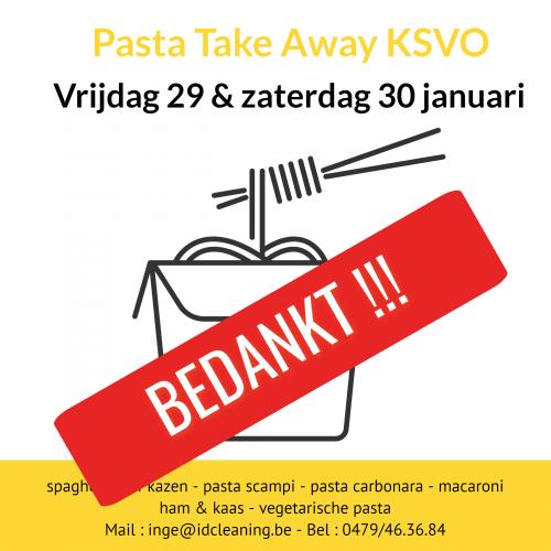 PASTA TAKE AWAY WAS EEN SCHOT IN DE ROOS !!