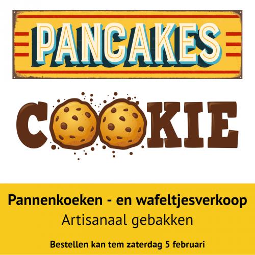 Pannenkoeken - en wafeltjesverkoop