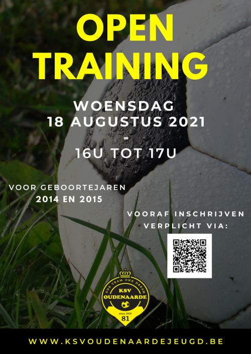 OPEN TRAINING U7 - U8