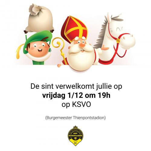 De Sint verwelkomt jullie ! 