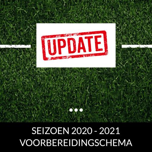 UPDATE VOORBEREIDINGSCHEMA