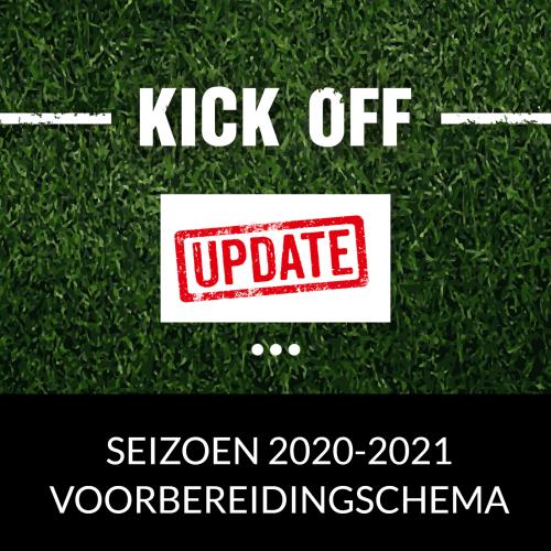 VOORBEREIDINGSSCHEMA 2020 - 2021 UPDATE 