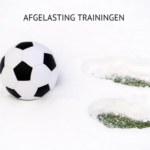 AFGELASTING TRAININGEN