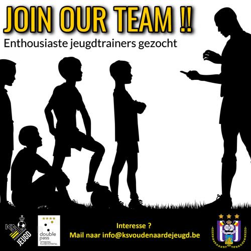 VACATURE JEUGDTRAINERS KSV OUDENAARDE JEUGD